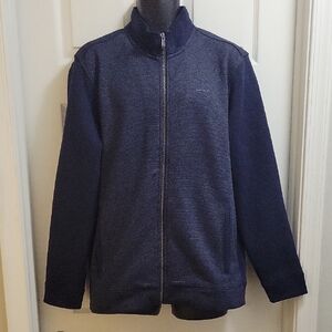Calvin Klein Men's Full Zip Mock Neck Jacket